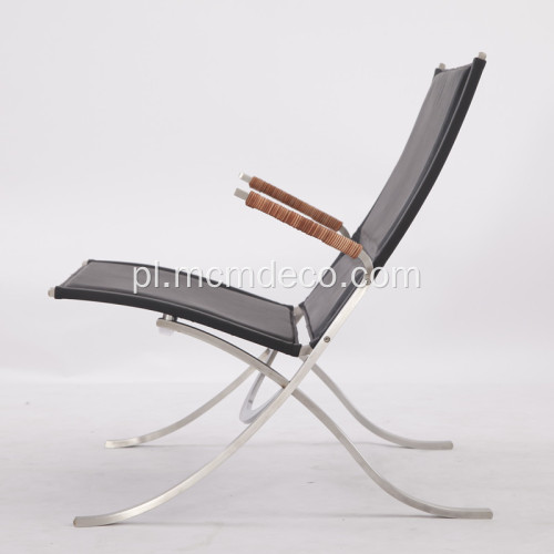 Fajna replika krzesła skórzanego X FK 82